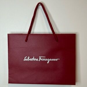 Salvatore Ferragamo gift bag small size